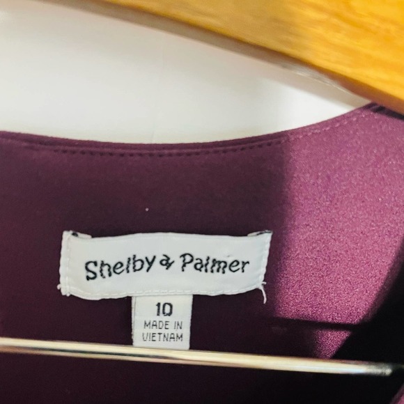 Shelby & Palmer dress, Medium size 10, Puff sleeves to elbow. - Picture 7 of 8